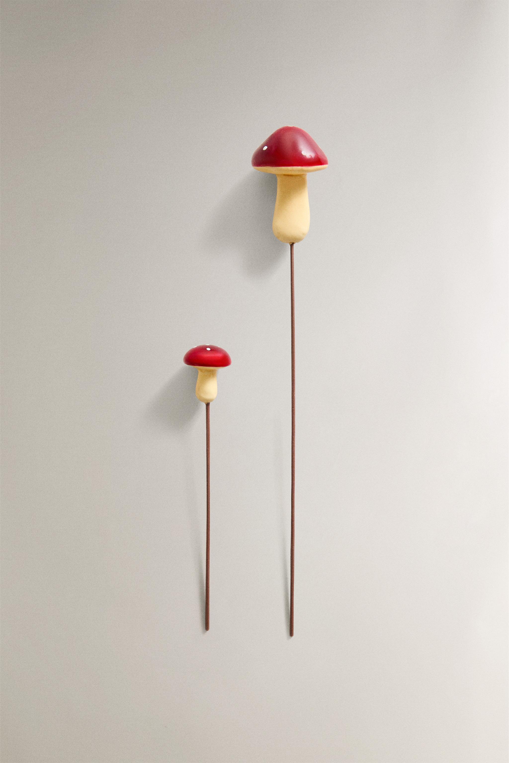 LOT DÉCORATIONS À SUSPENDRE BOUQUETS CHAMPIGNONS NOËL (LOT DE 10)